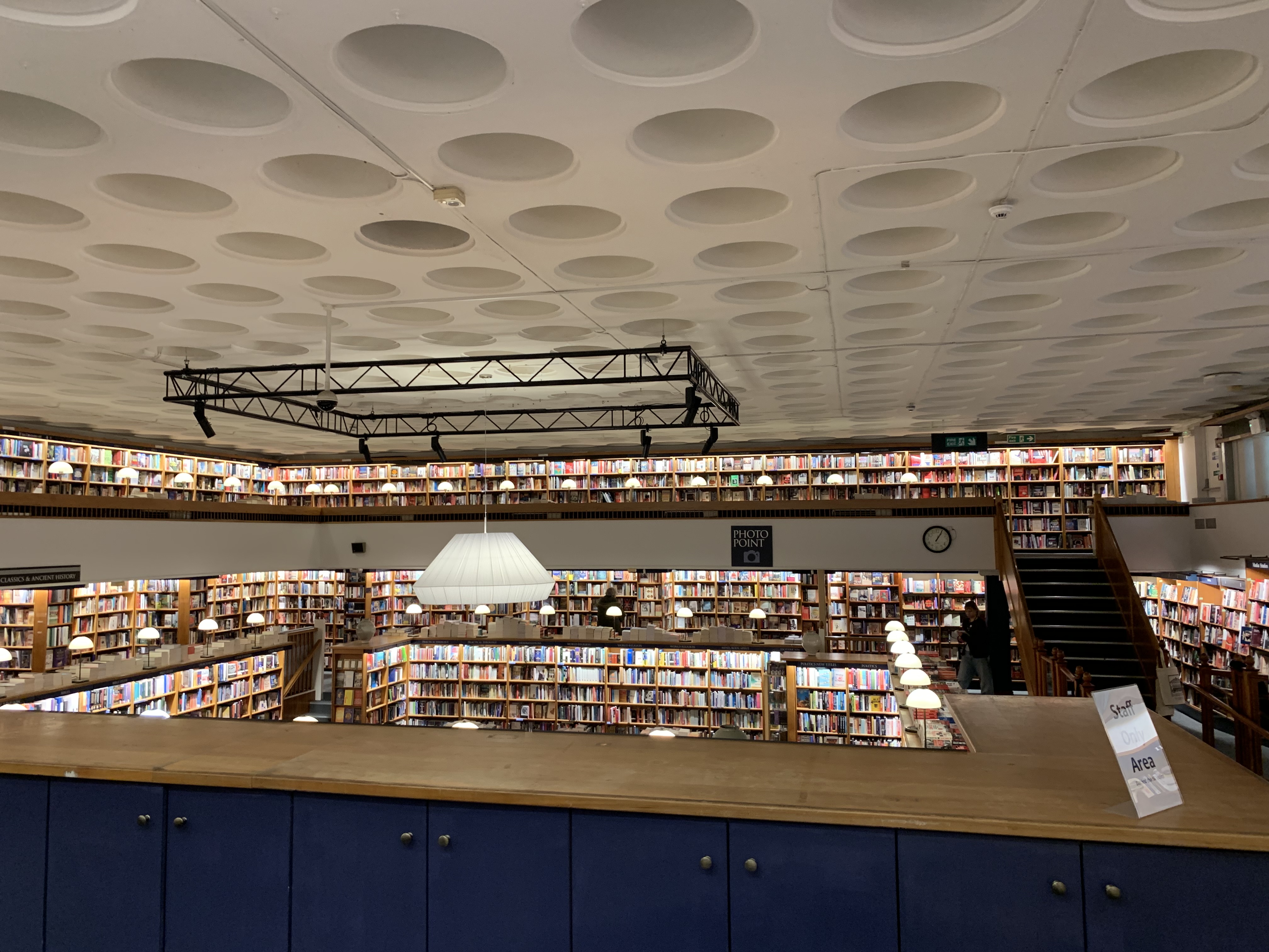 The lower floor of Blackwell's on Broad Street.
